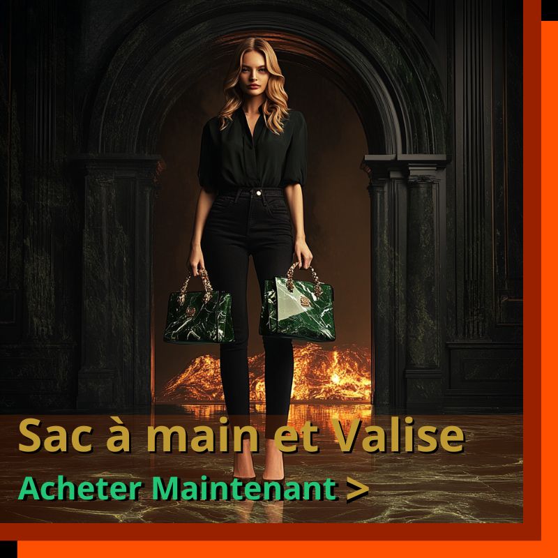 Sac à main et Valise